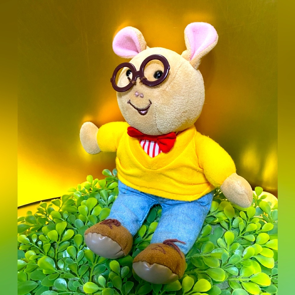 ARTHUR CARTOON CHARACTER COLLECTIBLE PLUSH VINTAGE 1995 EDEN EMBROIDERED  10”